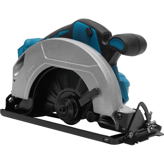 Scie circulaire - Sans fil - Moteur sans balais - Lame de 18 cm - Inclinaison 0–45° - Vitesse de rotation 20 000 tr/min - Sans batterie - Bleu clair