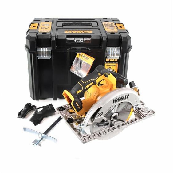 Scie circulaire xr 18V 184 mm Dewalt sans batterie ni chargeur - coffret - DCS572NT-XJ