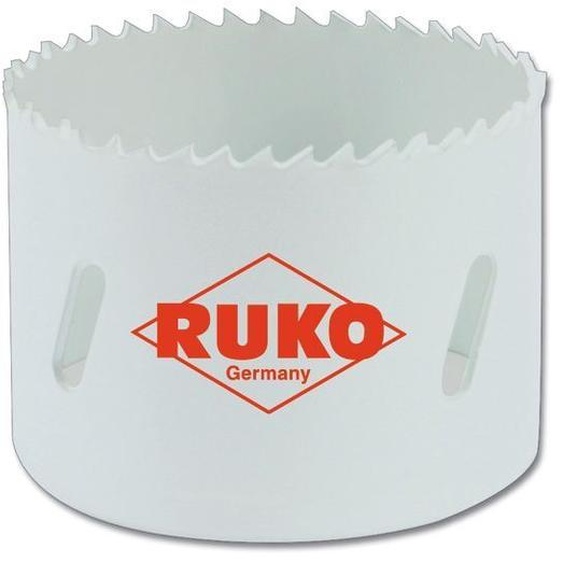 Scie cloche Ø de sciage 114 mm profondeur de coupe 38 mm denture fine HSSE-Co8-Bi-Métal