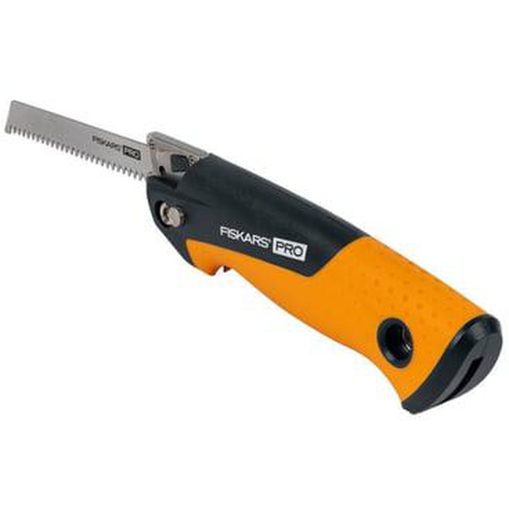 Scie compacte et pliante Pro 15 cm avec 2 lames