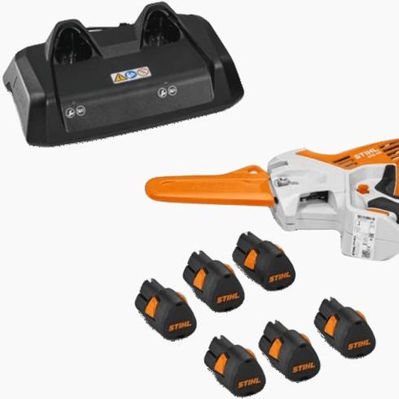 Scie de jardin 21 V GTA 40.0 + 6 batteries + chargeur STIHL GA04-200-000