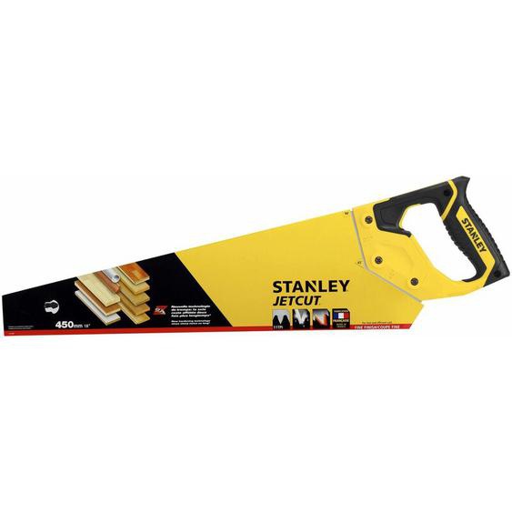 Stanley - Scie Égoïne - 450 mm - Denture JetCut - Coupe Fine Petite Section 2-15-595