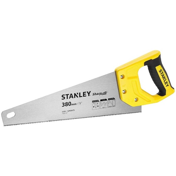 Scie égoïne à bois universelle SHARPCUT™ 380 mm STANLEY STHT20369-1