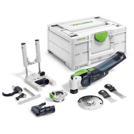 Scie oscillante 18V Vecturo OSC 18 E-Basic-Set (sans batterie ni chargeur) + coffret Systainer + accessoires - FESTOOL - 576592