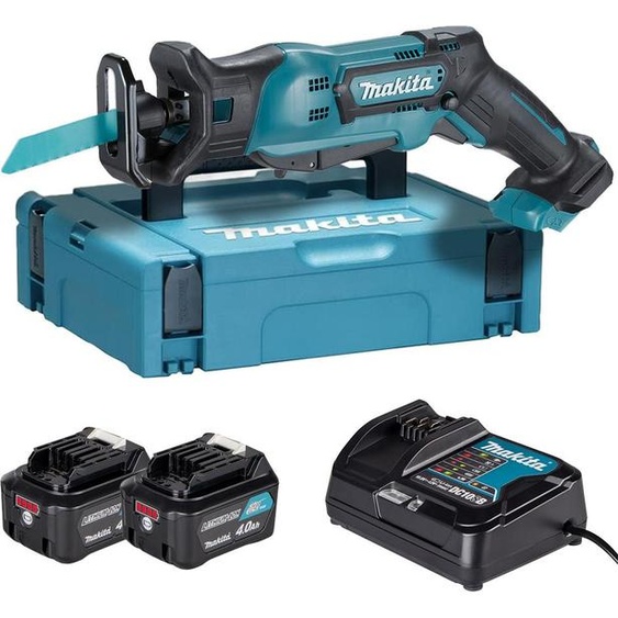 Makita JR103DSMJ, Noir, Bleu, 5 cm, 78 dB, Batterie, Lithium-ion (Li-ion), 4 Ah
