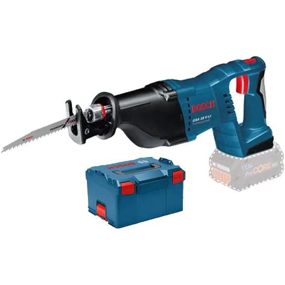 Scie sabre 18V GSA 18V-LI Professional (sans batterie ni chargeur) + coffret L-BOXX - BOSCH - 060164J007