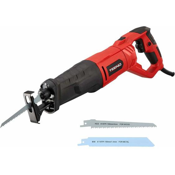 Scie Sabre 850W TEENO,2 Lames Fournies