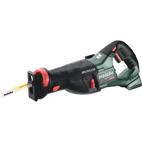 Scie sabre METABO 32mm 18V SSEP 18 LT BL - Pick+Mix (vendu sans batterie) coffret metaBOX