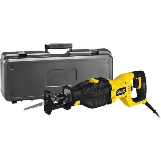 Scie sabre pendulaire Stanley FME365K Fatmax 1050W - Professionnelle - Jaune/Noir - Coupe rapide dans le bois