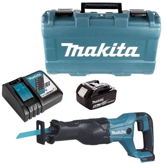 Scie sabre sans fil 18V LXT (1x5,0 Ah) dans coffret - MAKITA DJR186RT