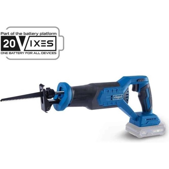 Scie Sabre sans Fil SCHEPPACH BC-RS250-X, Brushless, Coupe Max 115mm, 2 Lames, 20V IXES