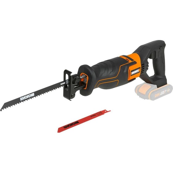 Scie sabre sans fil Worx WX500.9 20 V Solo - sans batterie, sans chargeur