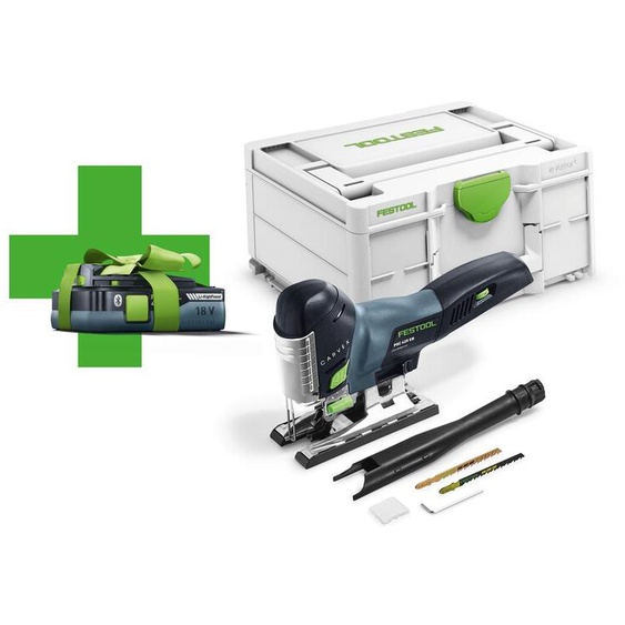 Scie sauteuse 18V CARVEX PSC 420 EB-Basic-4,0 + batterie 4 Ah + Systainer SYS3 M 187 - FESTOOL - 577026