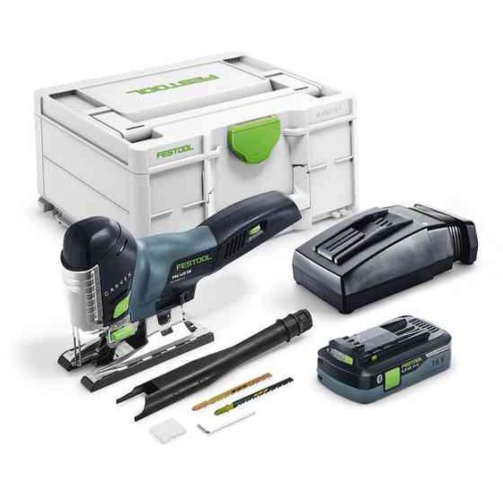 Scie sauteuse 18V CARVEX PSC 420 HPC 4 EBI-Plus + batterie 4 Ah + chargeur TCL 6 + Systainer 3 - FESTOOL - 576525