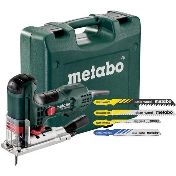 Scie sauteuse METABO STE 100 Quick, 710W, 20 lames, Vert, Système Metabo Quick