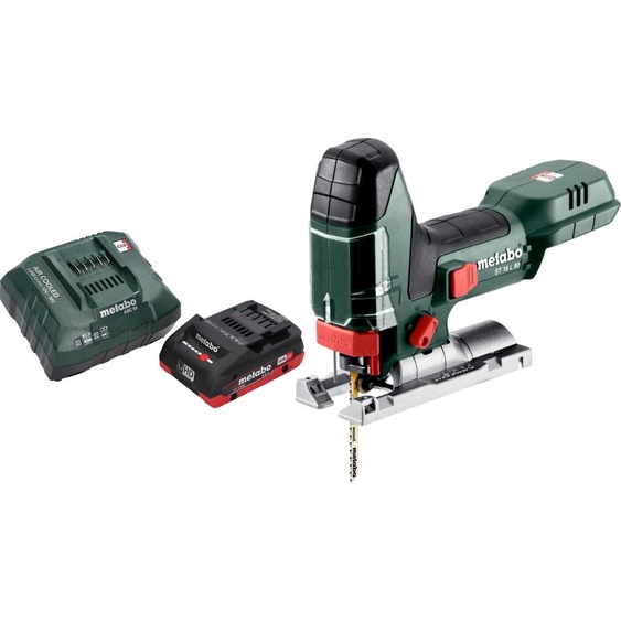 Scie sauteuse sans fil Metabo ST 18 L 90 18 V 90 mm + 1 batterie LiHD 4,0 Ah + chargeur