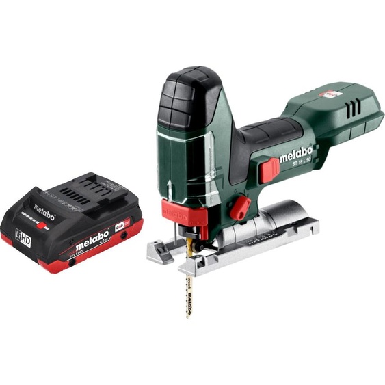 Scie sauteuse sans fil Metabo ST 18 L 90 18 V 90 mm + 1 batterie LiHD 4,0 Ah - sans chargeur