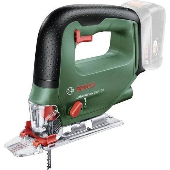 Scie sauteuse sans fil Bosch UniversalSaw 18-100, Profondeur de coupe 100 mm, Course pendulaire 4 niveaux, 0603011100 (sans batterie ni chargeur)