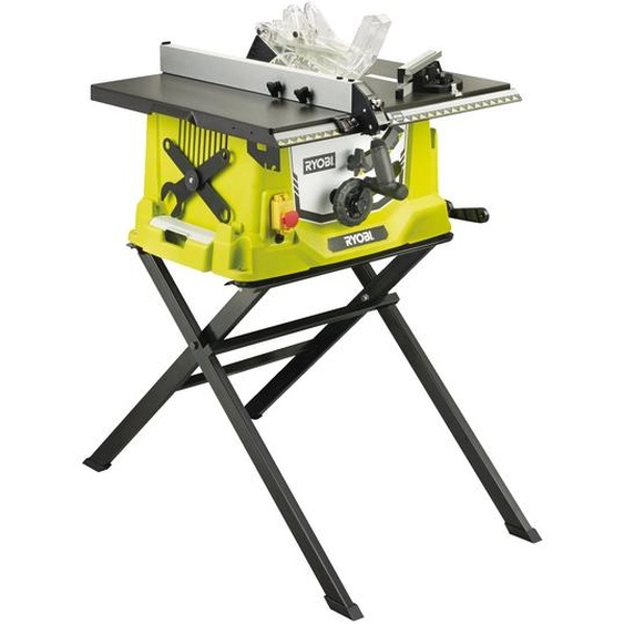 Scie sur table 1800 W avec piètement rétractable
