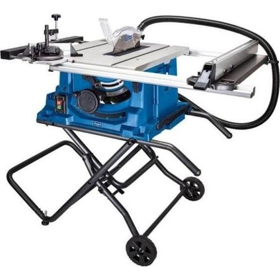 Scie sur table Scheppach HS115, 2000W, 255mm, Coupe Bois 83mm, Extension de Table