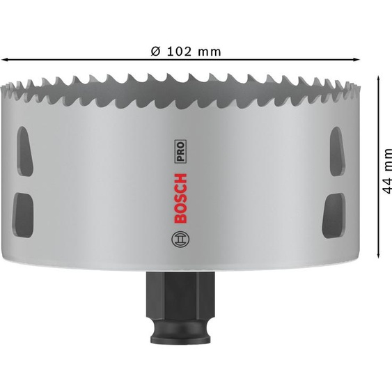 Scie trépan Pro Bim PC Plus Multimatériau 89mm - BOSCH - 2608594406