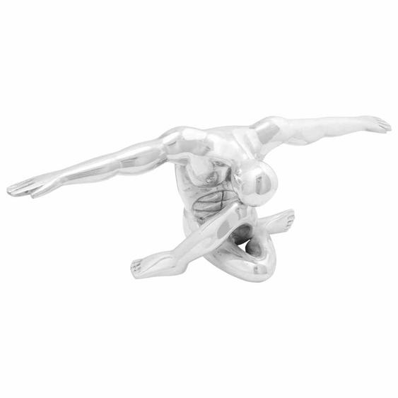 Sculpture Argent 63 x 20 x 22 cm Aluminium