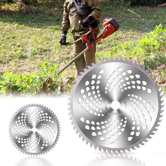 Sdlogal - Coupe Bordure Lame de Rechange 2 Pièces Lame DéBroussailleuses à Gazon Lames rondes, Alliage dacier, pour Coupe Bordure Sans Fil Avec