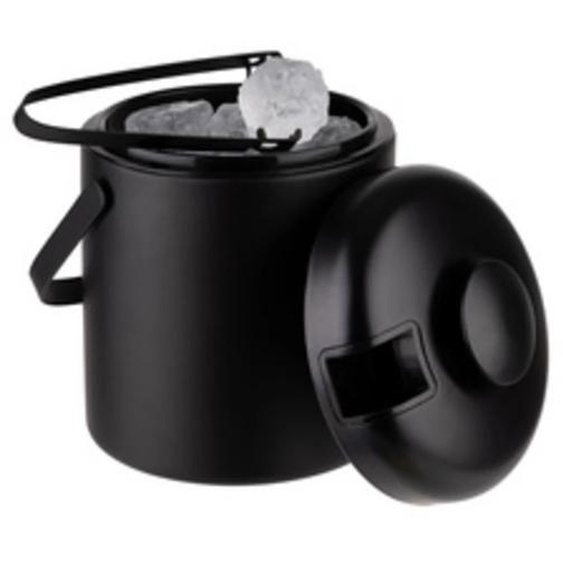 Seau à glaçons POLAR, acier inoxydable, 1,3 litre,argent