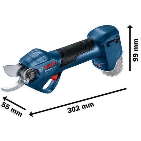 Sécateur Bosch Professional GGP 12V-25, Sans Fil, Lame 2.5 cm, Batterie Lithium-Ion 12V, Bleu