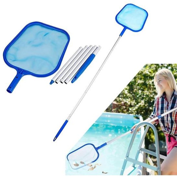 Sécateur de piscine en aluminium et acier