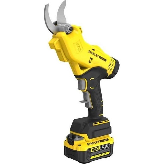 Sécateur Électrique sans fil Stanley Fatmax, 18V, Coupe 32mm, Batterie 4Ah, Chargeur Inclus