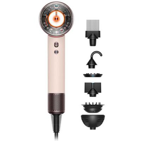 Sèche cheveux Supersonic Nural cheveux bouclés à frisés Rose Céramique