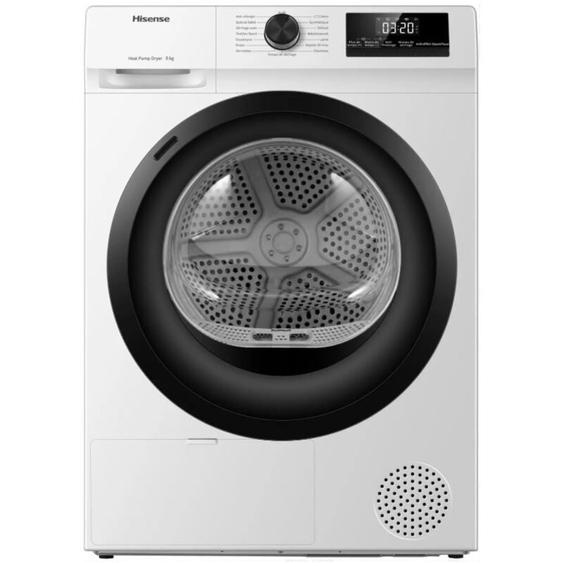 Sèche-linge pompe à chaleur 60cm 8kg Hisense DHQE802U