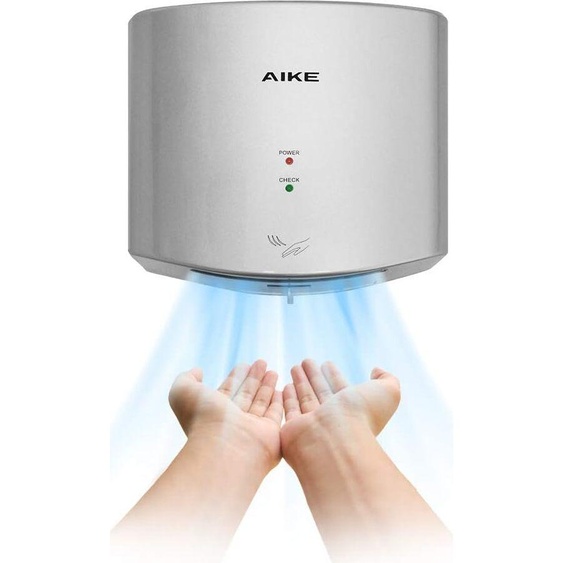 Sèche-mains AIKE AK 2630, Air Viper 110 V 1400 W, argent