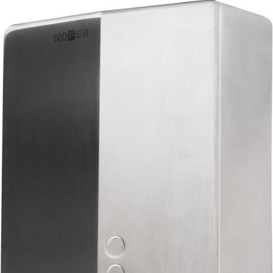 Sèche-mains électrique sans contact Nofer BIGFLOW EVO, 220-240 V, 2050 W, 218 x 284 x 102 mm, acier inoxydable mat
