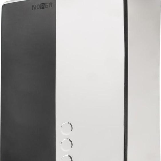 Sèche-mains électrique sans contact Nofer BIGFLOW EVO, 220-240 V, 2050 W, 218 x 284 x 102 mm, acier inoxydable poli