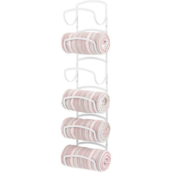 Sèche-mains métallique pour salle de bains à six compartiments