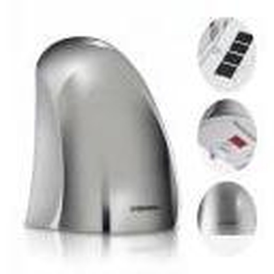 Sèche-mains mural Bremmer Aero Blade, 1000W, finition chromée, sans contact