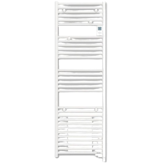 Sèche-serviette 1500W DORIS DIGITAL ETROIT soufflant blanc brillant - ATLANTIC - 851265