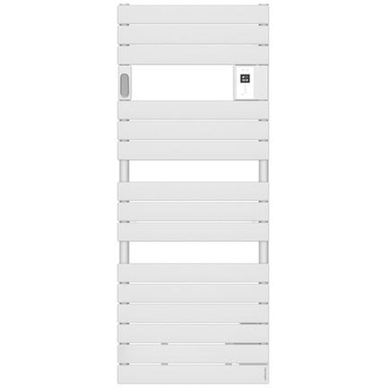 Sèche-serviettes électrique connecté sans soufflerie 1000W ADÉLIS digital blanc carat - ATLANTIC - 862772