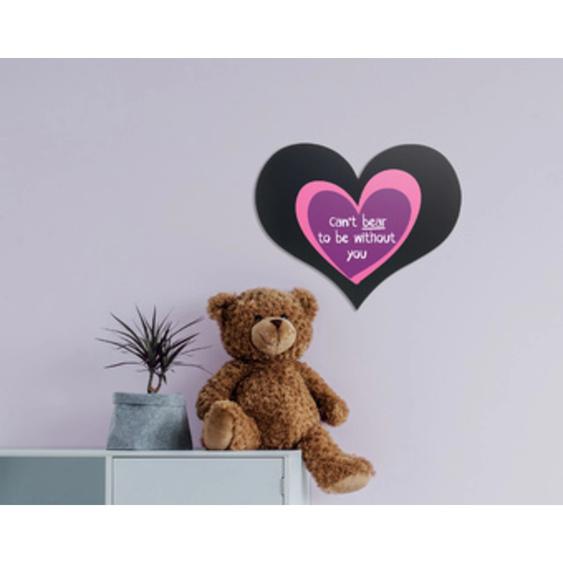SECURIT Ardoise murale SILHOUETTE Coeur