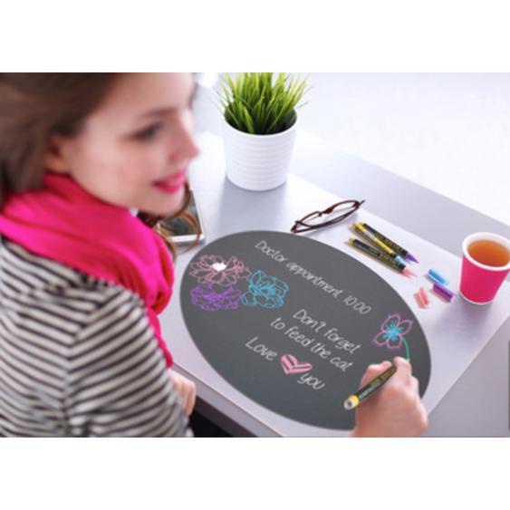 SECURIT Ardoise murale SILHOUETTE Oval