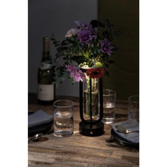 SECURIT Lampe de table à LED rechargeable FLORENCE, noir