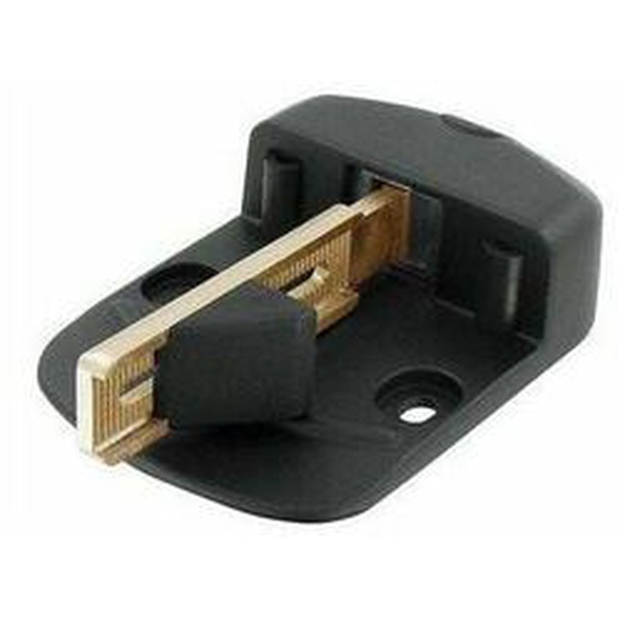 Sélection Brico-travo - Sabot de portail noir en polyamide