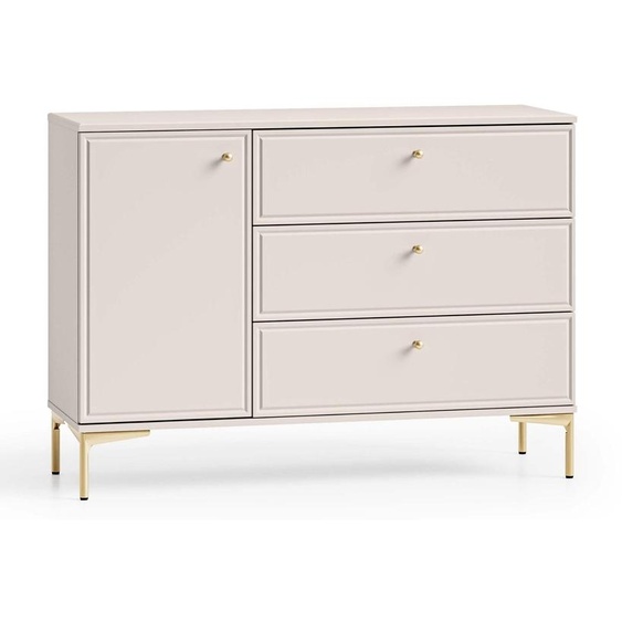 Selsey Sandro - Buffet, couleur taupe, 118 cm