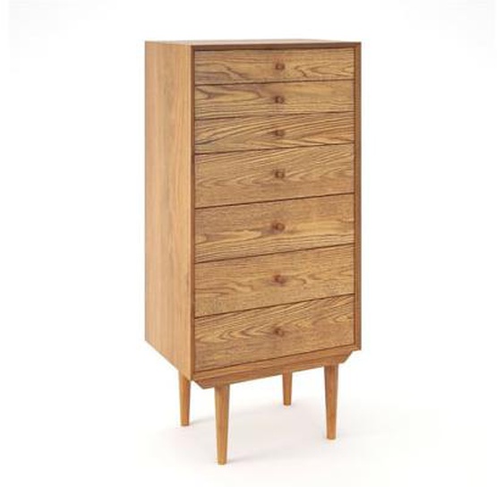 Semainier vintage, 7 tiroirs, Quilda