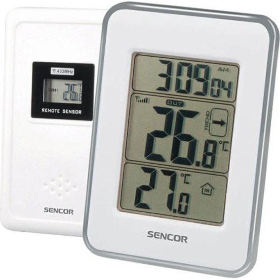 Sencor SWS 25 WS Station météo numérique argent, blanc