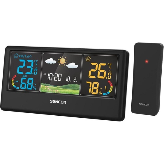 SENCOR SWS 4100 B Station météorologique avec capteur sans fil