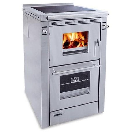 Senko SG-60 inox - poêle à bois