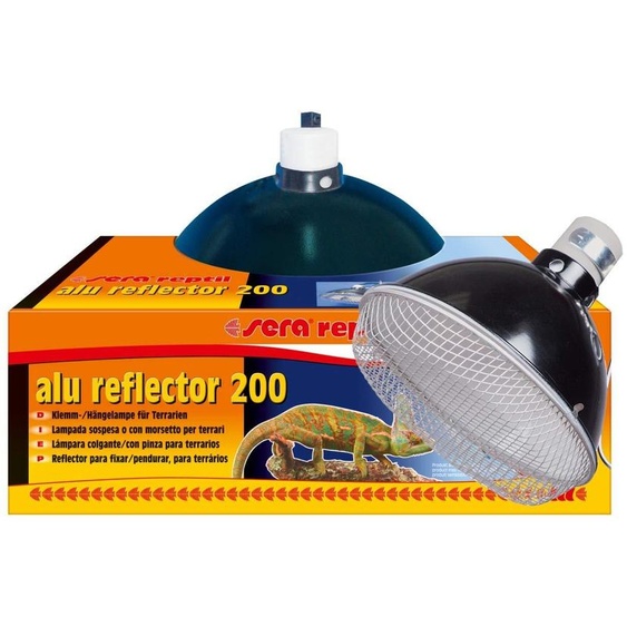 sera Reptil Alu Reflector 200 - Lampe réflectrice pour terrariums, 1 pièce (lot de 1)